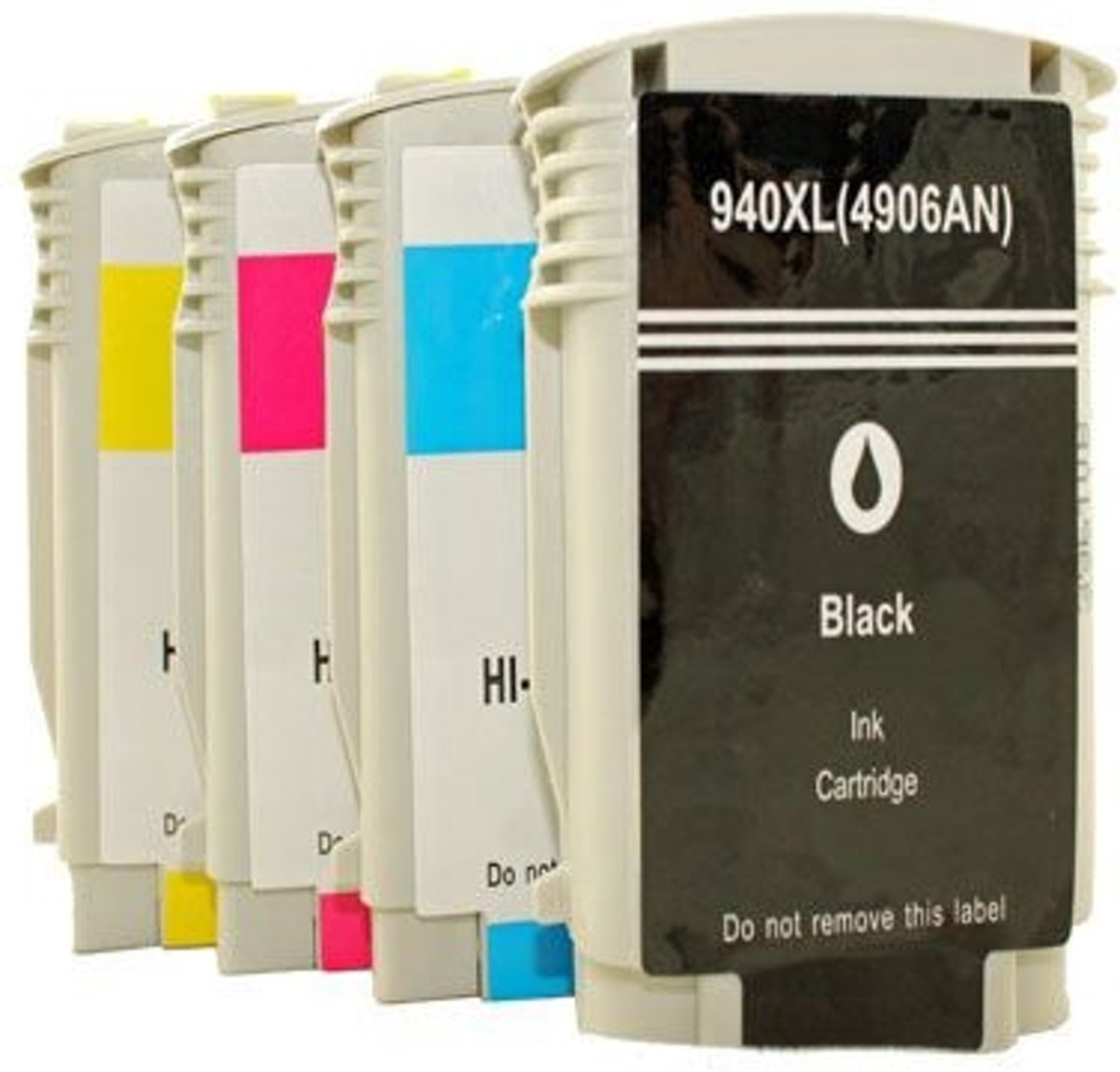 Merkloos   Inktcartridge / Alternatief voor de Hp huismerk Set 4x patroon voor HP 940XL (1xBK+1xCMY)