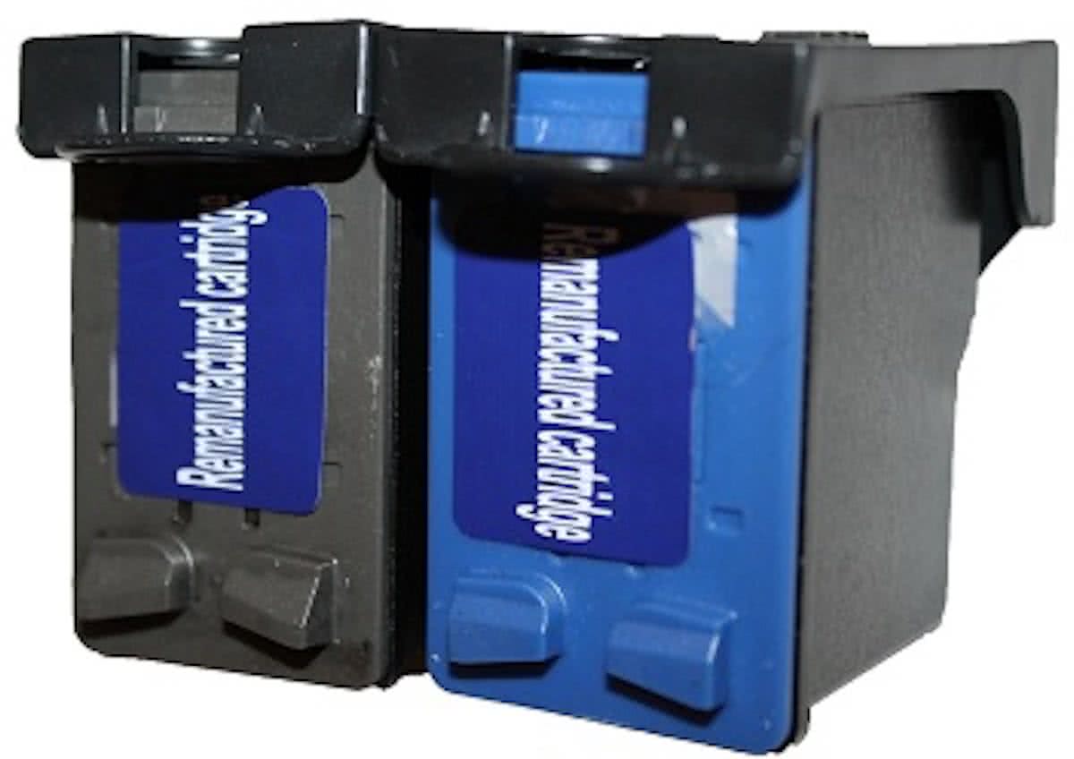 Merkloos   Inktcartridge / Alternatief voor de Set 2X  patronen voor Hp 56/57