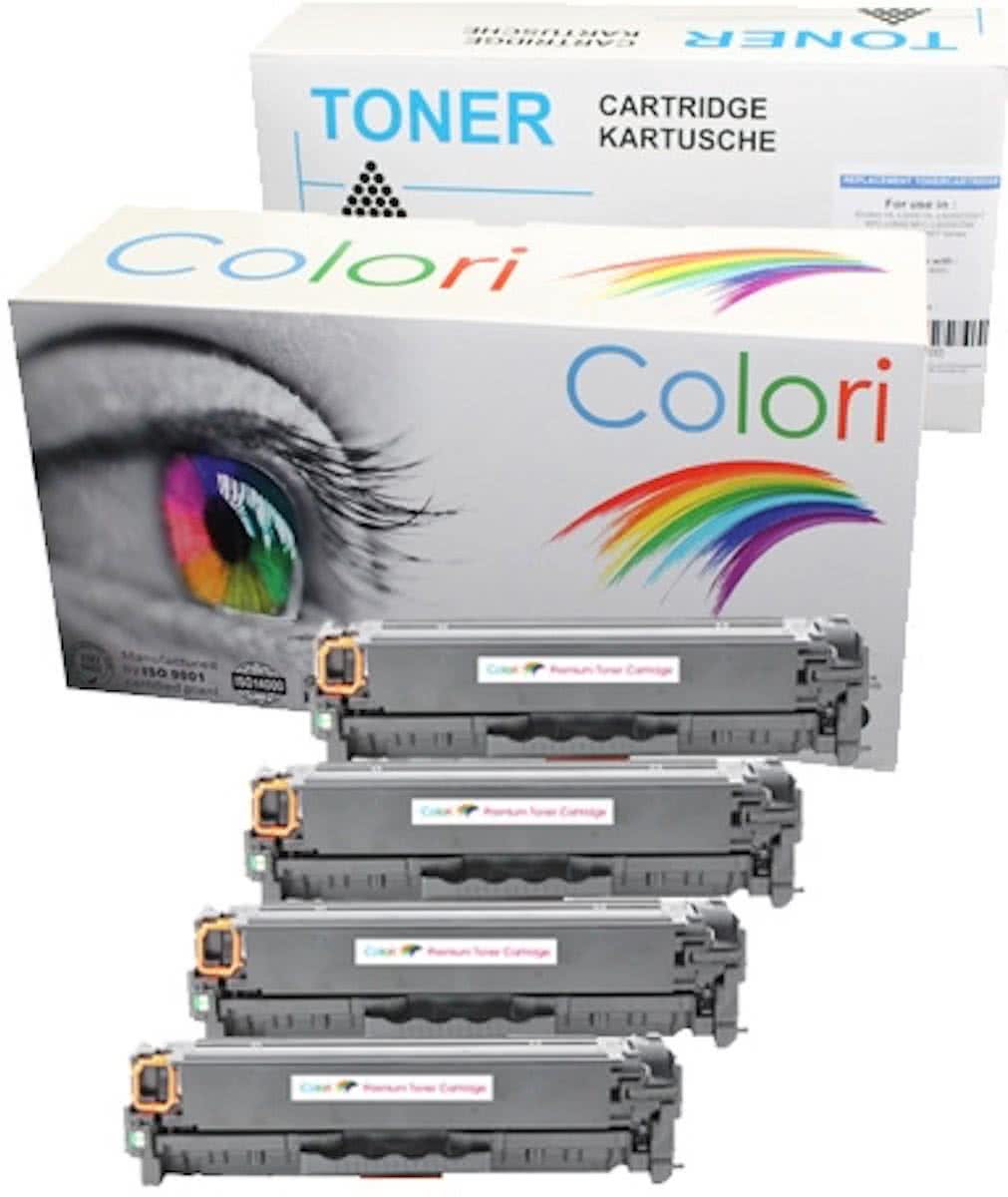 Merkloos   Inktcartridge / Alternatief voor de Set 4x  Toner voor HP 201X M252 M277