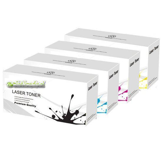 Merkloos   Inktcartridge / Alternatief voor de Set Brother TN-230  BK C M Y 4x Toner Cartridge