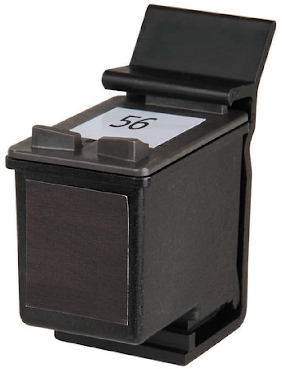 Merkloos   Inktcartridge / Alternatief voor de cartridge Kores HP 56 22ml zwart (C6656A)