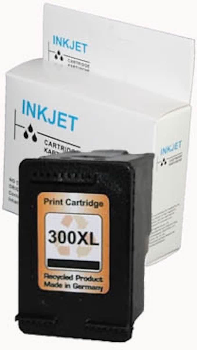 Merkloos   Inktcartridge / Alternatief voor de inkt cartridge voor Hp 300Xl zwart met niveau-indicator wit Label