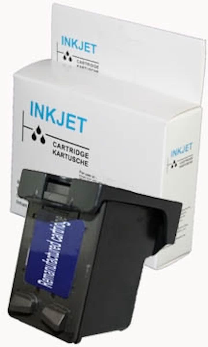 Merkloos   Inktcartridge / Alternatief voor de inkt cartridge voor Hp 56 C6656A zwart wit Label