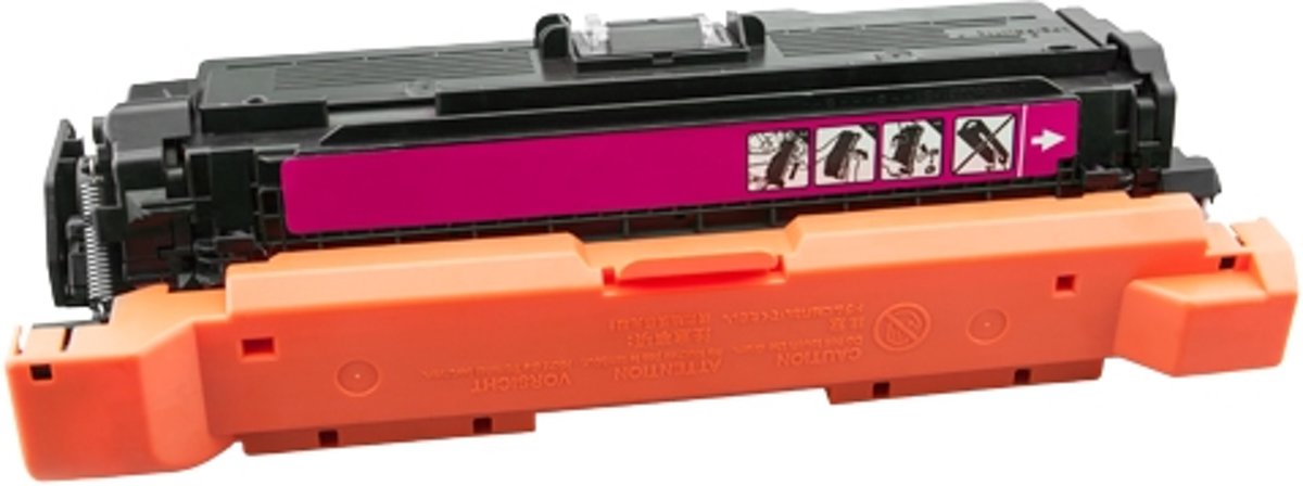 Merkloos - Tonercartridge / Alternatief voor HP CE402A  507A CE403A rood