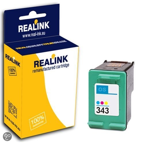 Merkloos inktcartridge geschikt voor HP 343 / C8766EE inktcartridge kleur (compatible)