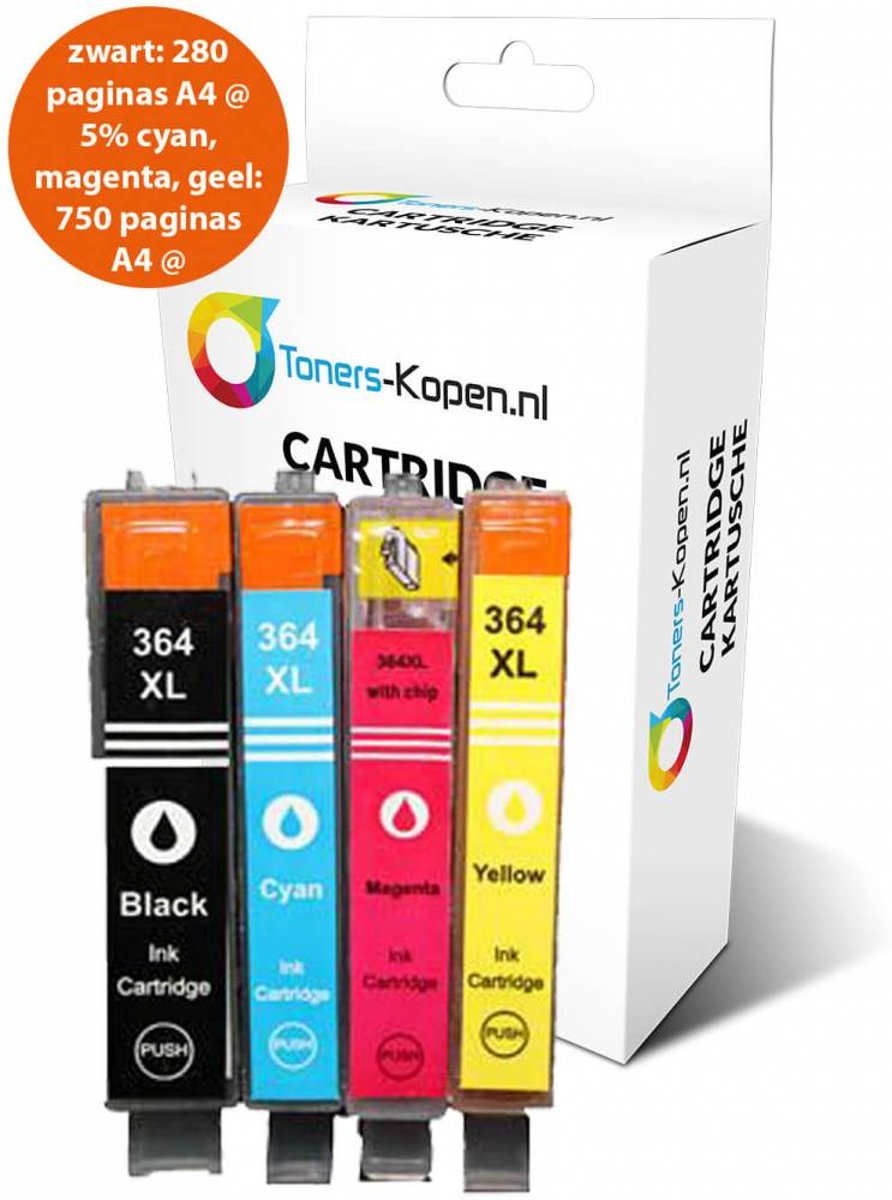 Merkloos inktcartridge geschikt voor HP 364 XL Multipack