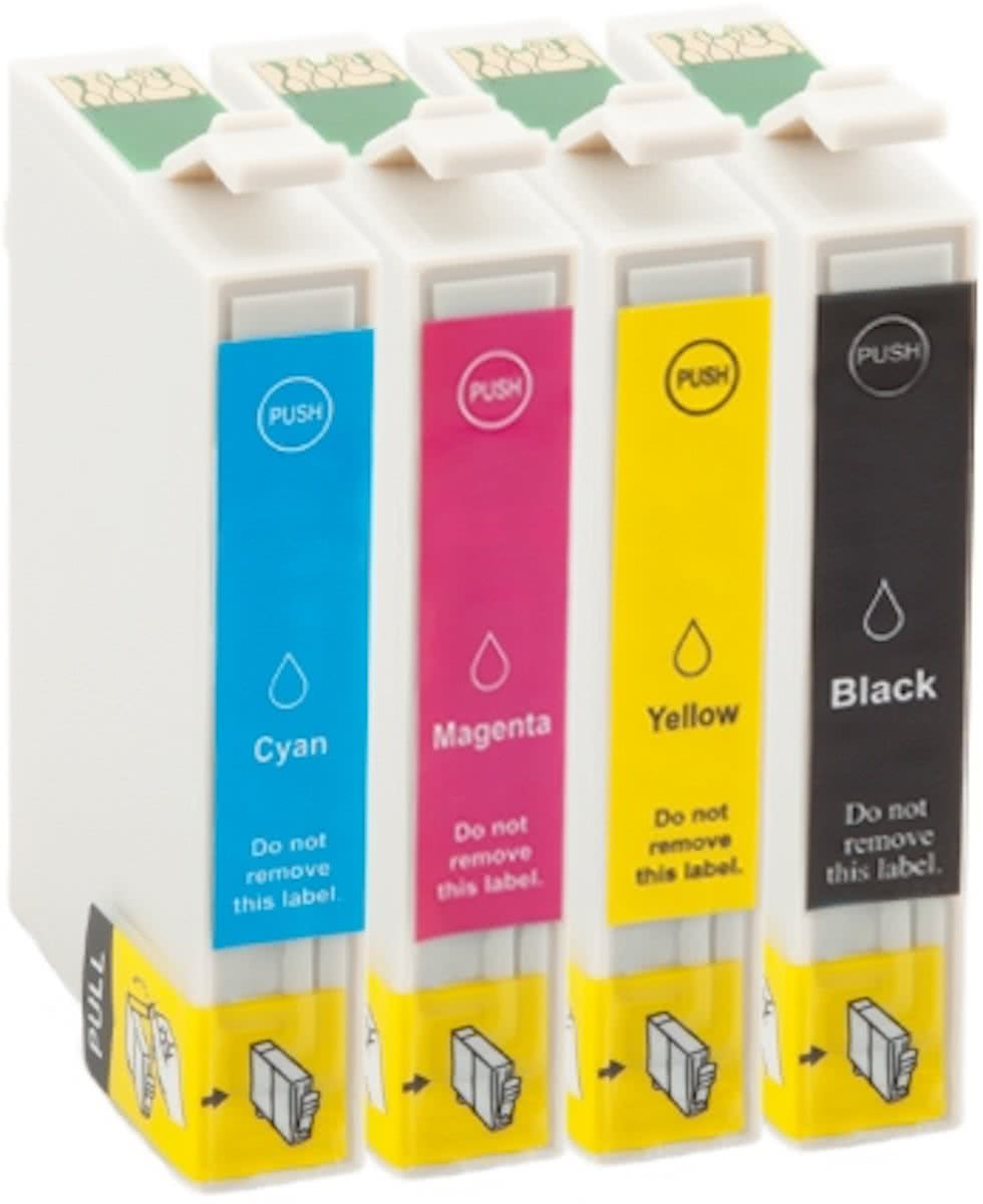 Merkloos – Inktcartridge / Alternatief voor de Epson T0711-714 inktcartridge