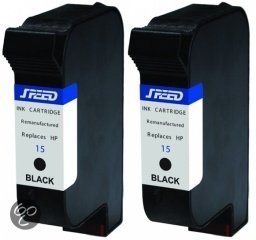 Speed - Inktcartridge / Alternatief voor de HP 15XL / Kleur / 50 ml