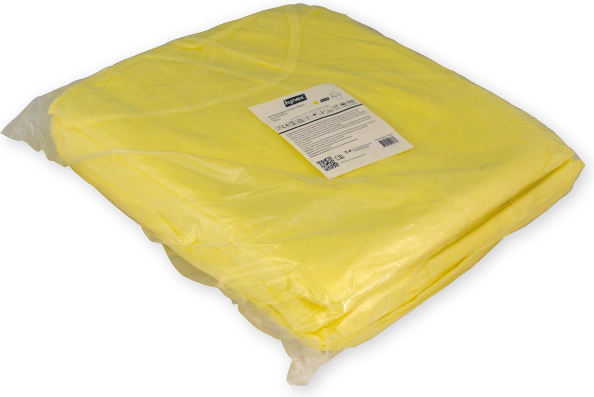   Isolatiejassen onesize geel per seal 10 stuks - PP+PE Waterproof