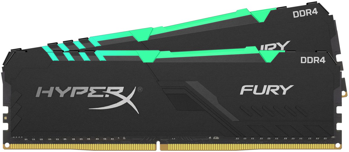 32GB 3600MHz DDR4 CL17 DIMM (Kit of 2) HyperX FURY RGB