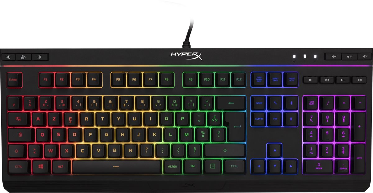 HyperX Alloy Core RGB - Membrane Gaming Keyboard - FR Azerty