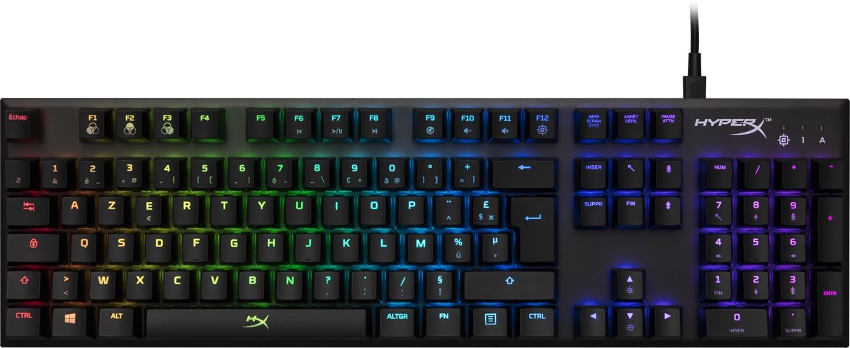 HyperX Alloy FPS RGB - Mechanical Gaming Keyboard - FR Azerty - Kailh Silver Speed