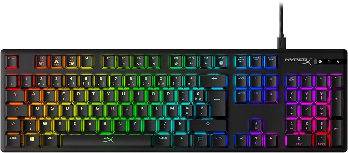 HyperX Alloy Origins RGB Mechanisch FR Azerty Gaming Toetsenbord - HyperX Red Switch