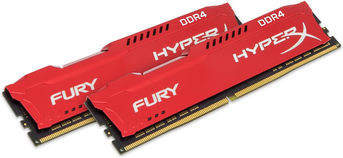 HyperX FURY Red 16GB DDR4 3400 MHz Kit 16GB DDR4 3400MHz geheugenmodule