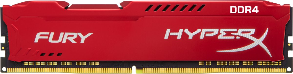 HyperX FURY Red 8GB DDR4 3200 MHz 8GB DDR4 3200MHz geheugenmodule