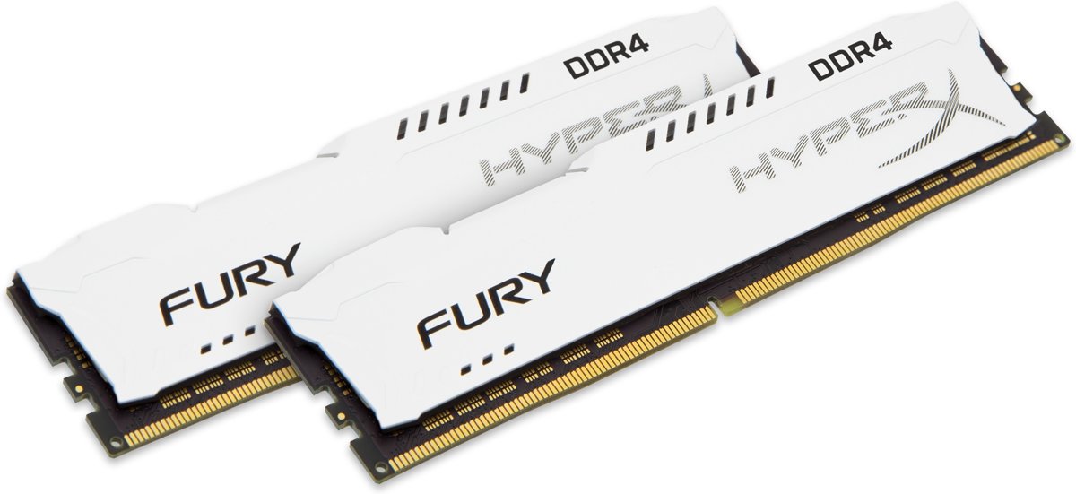 HyperX FURY White 32GB DDR4 2400MHz Kit 32GB DDR4 2400MHz geheugenmodule