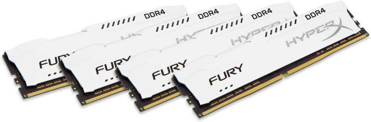 HyperX FURY White 64GB DDR4 2933 MHz Kit geheugenmodule