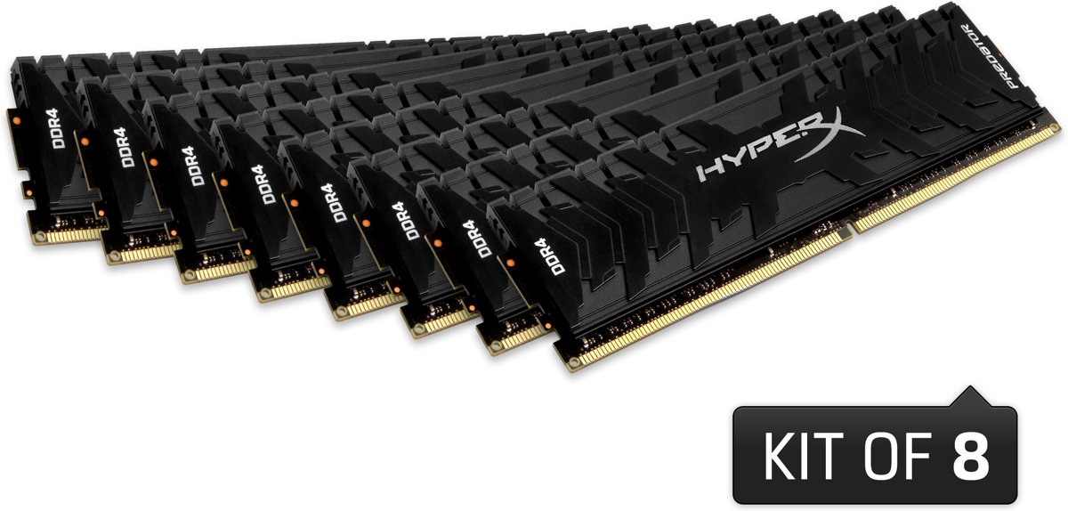 HyperX Predator 128GB 3000MHz DDR4 Kit 128GB DDR4 3000MHz geheugenmodule