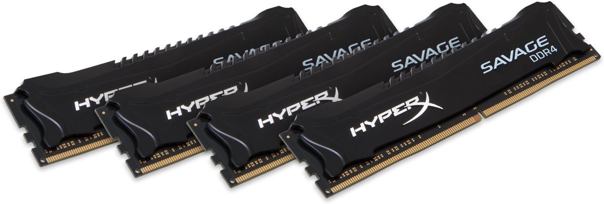 HyperX Savage Memory Black 16GB DDR4 2133MHz Kit geheugenmodule