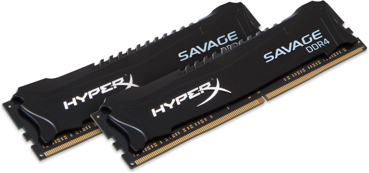 HyperX Savage Memory Black 8GB DDR4 2133MHz Kit 8GB DDR4 2133MHz geheugenmodule