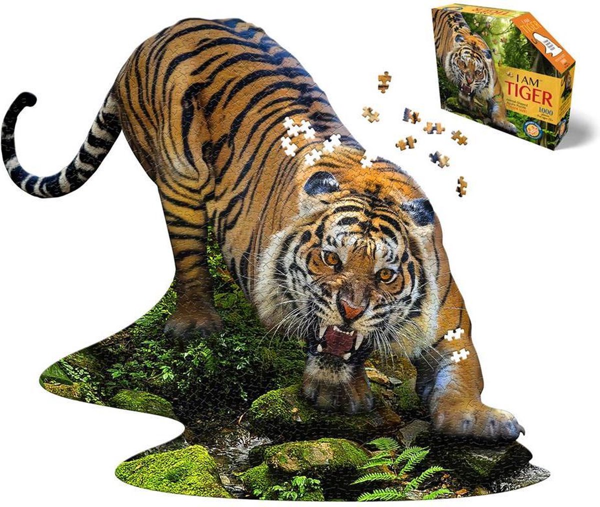 Madd Capp - Konturpuzzle Tiger 1000 Teile