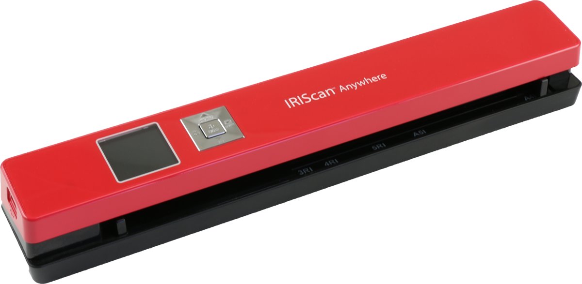 I.R.I.S. IRIScan Anywhere 5 ADF-scanner 1200 x 1200DPI A4 Rood