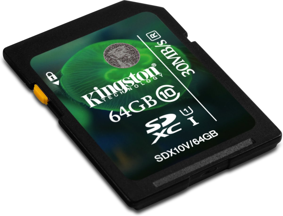 Kingston 64gb Class 10 SDXC Memory Card