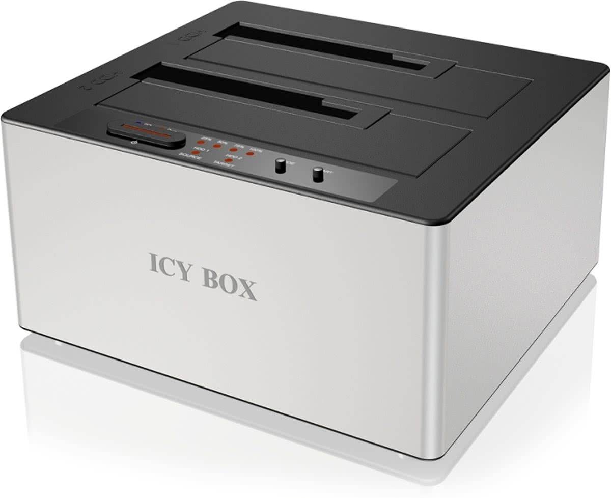 Raidsonic ICY BOX IB-121CL-6G docking en kloonstation