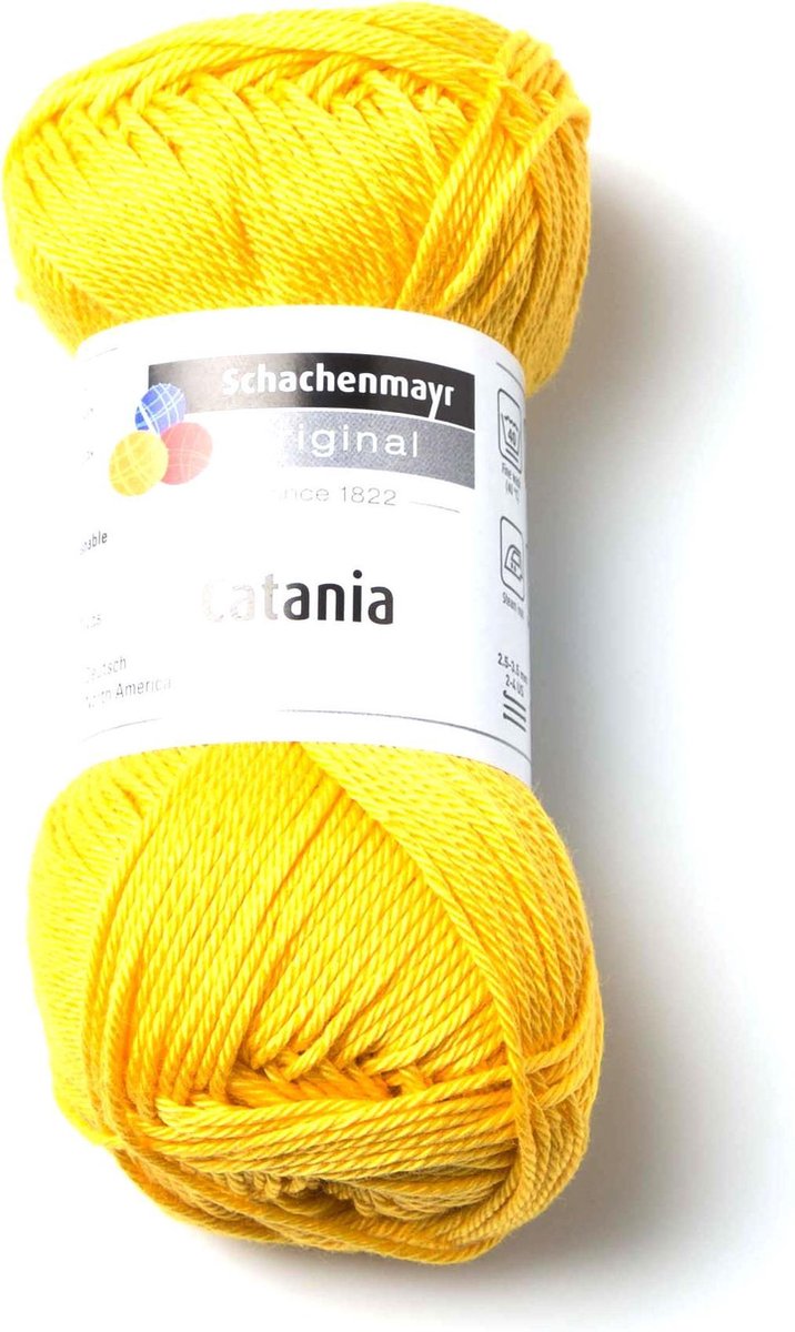 Schachenmayr Breiwol Catania Klassiek 5Pack - 100% Katoen  Kleur Geel