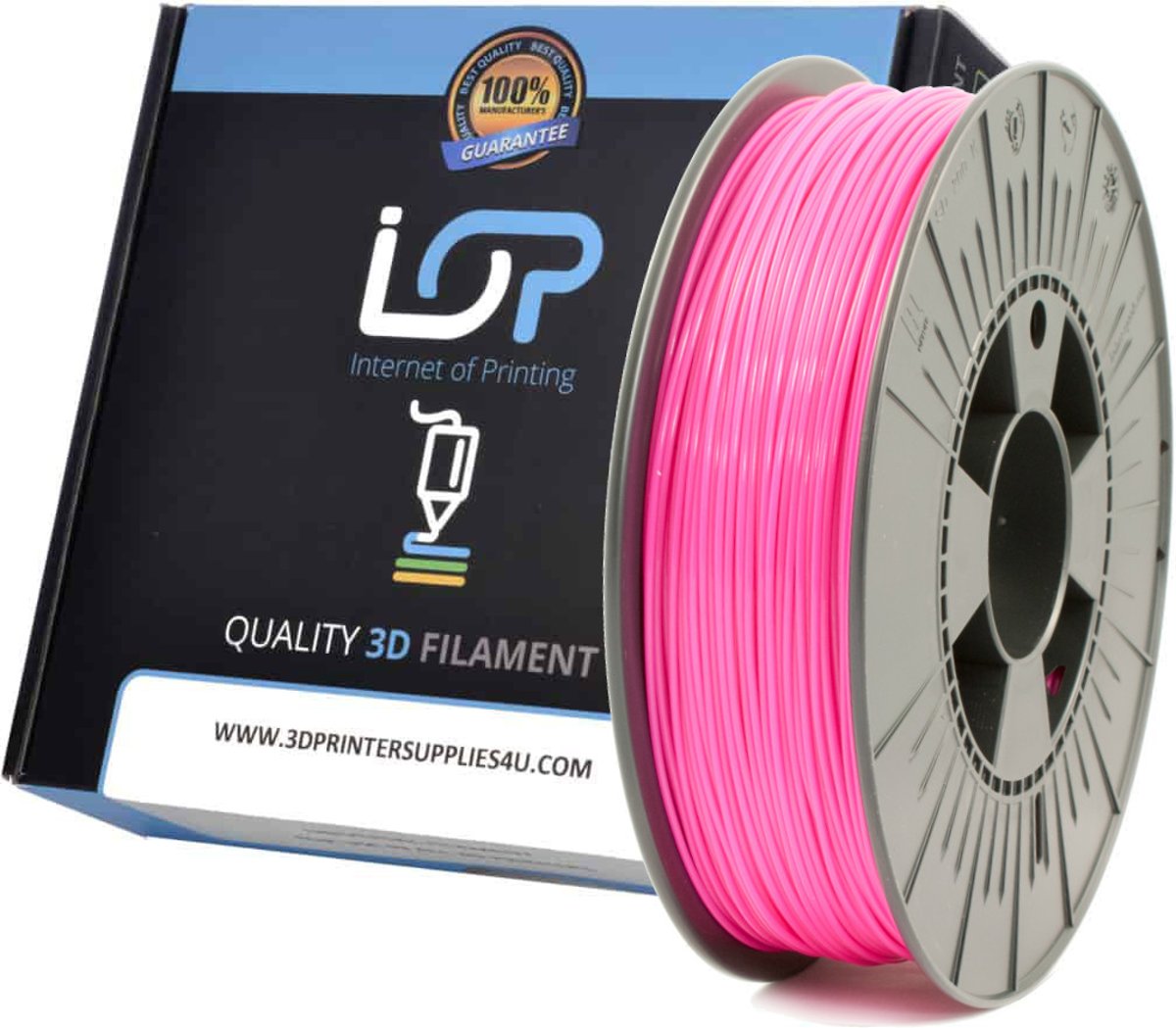 IOP PLA 1.75mm Pink (Fluor) 500g