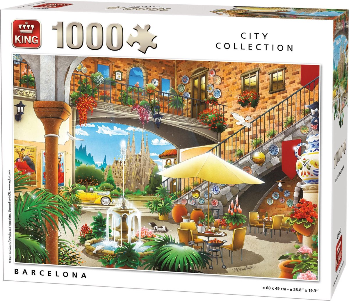 Puzzel - Barcelona - 1000 stukjes - City Collection