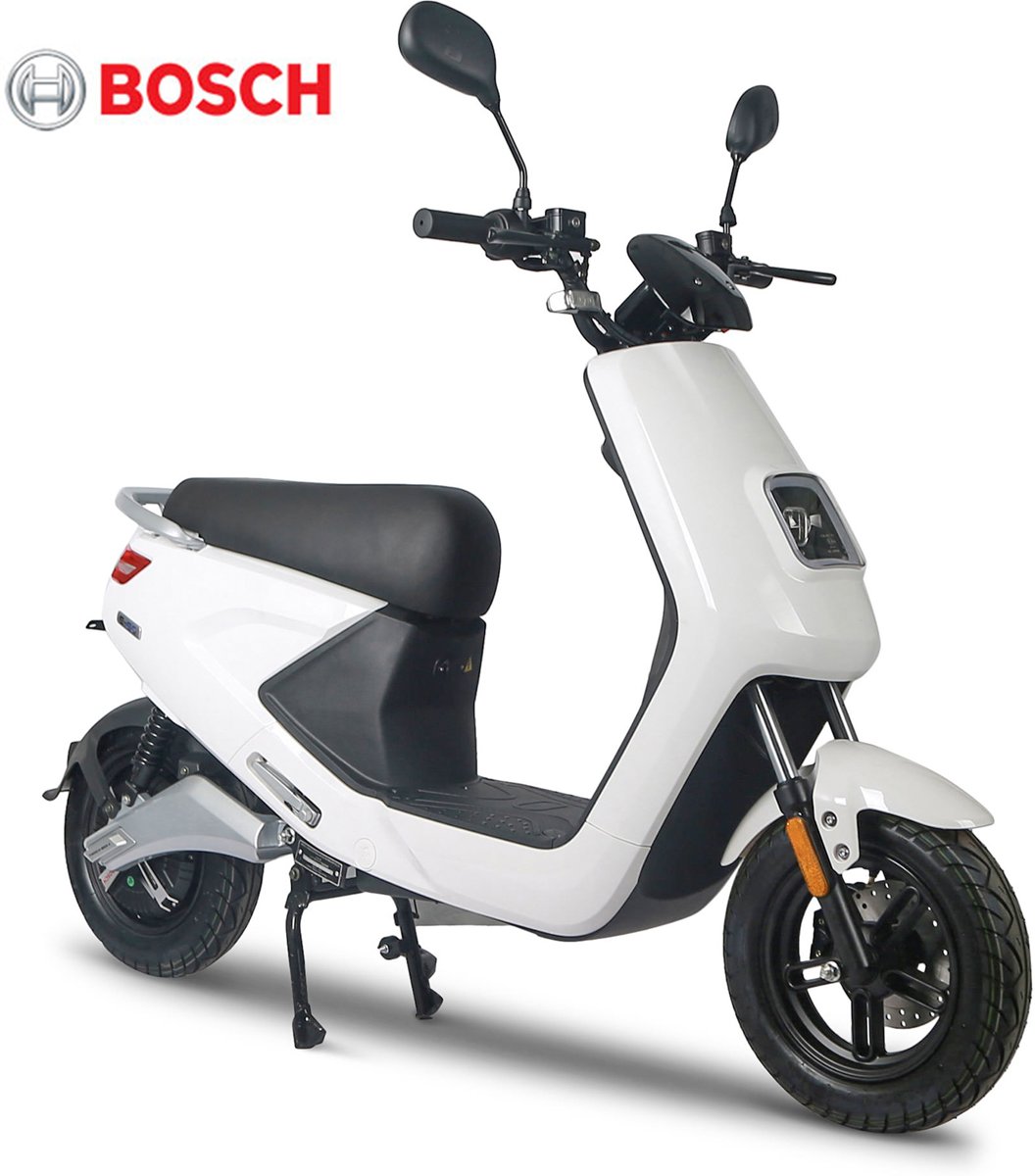 IVA E-GO S4 Elektrische Scooter Wit 25 km/h