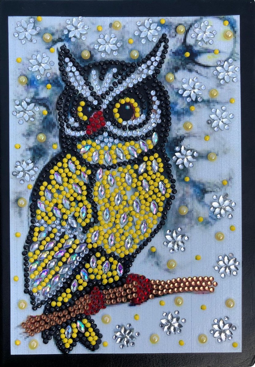 Diamond Painting - Dieren - Uil - Notitieboek