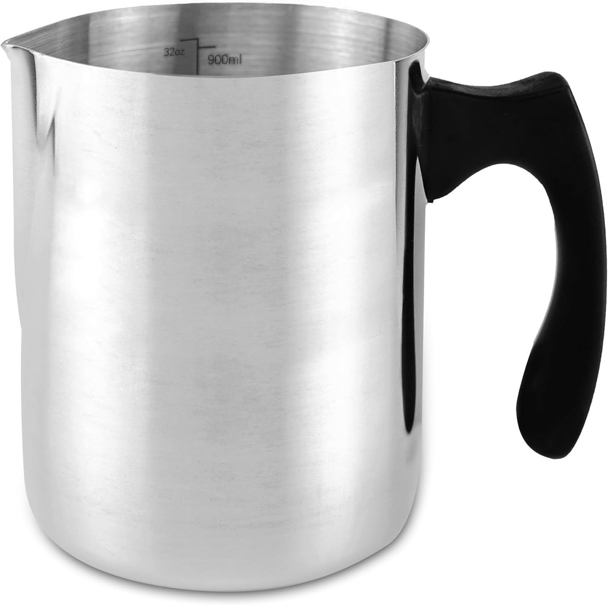  ® Hoogwaardige Roestvrijstalen Smeltpan met Hittebestendige Handgreep en Druppelvrije Uitgietmond, 900ml Capaciteit