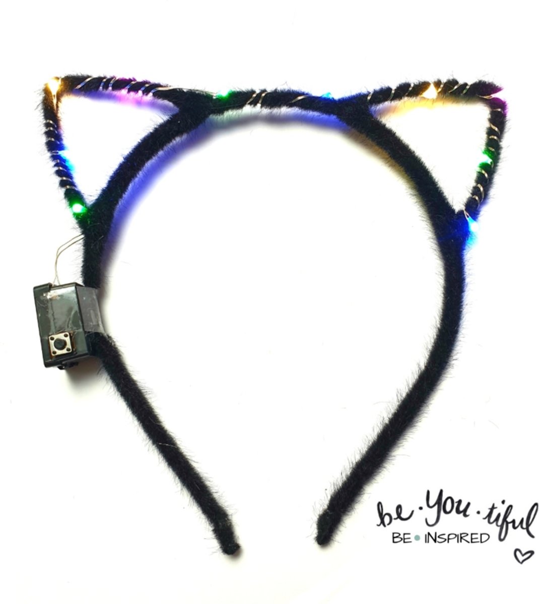 LED Diadeem Black Cat