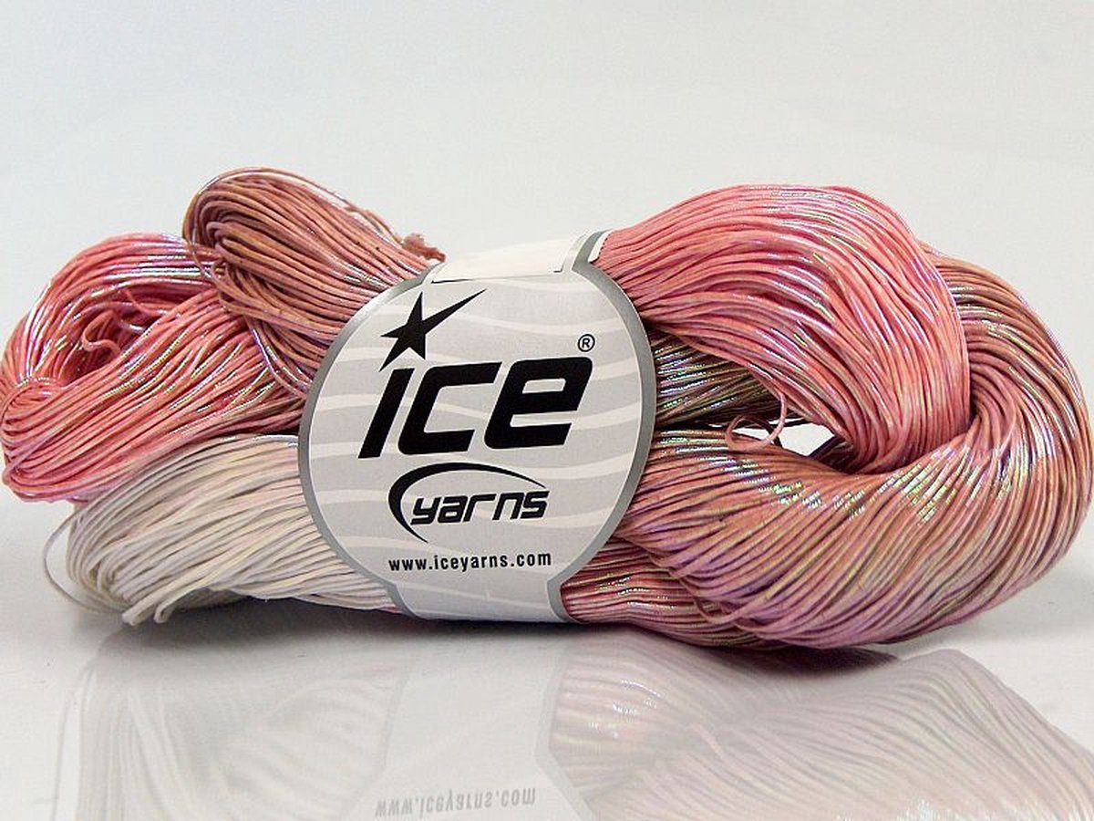 HANDPAINTED COTTON-68791-POWDER PINK-ICE YARNS-HAKEN EN BREIEN.