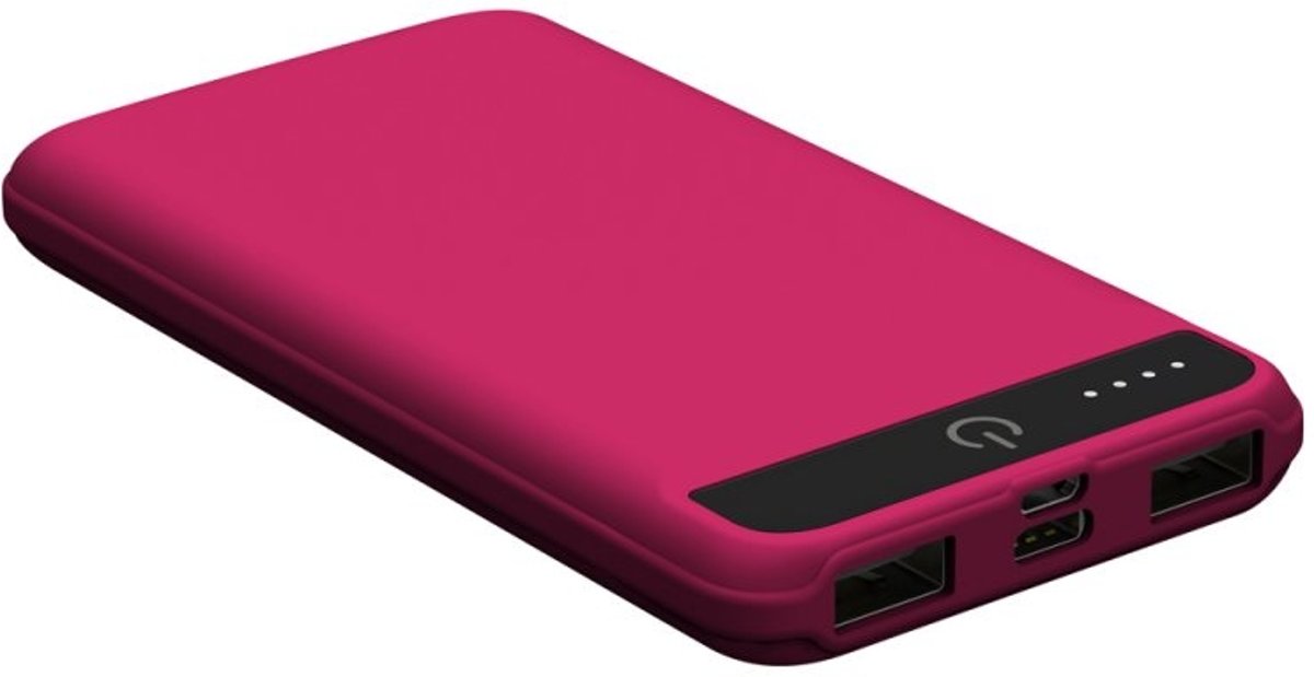 iconBIT FTB10000GT powerbank Roze Lithium-Polymeer (LiPo) 10000 mAh