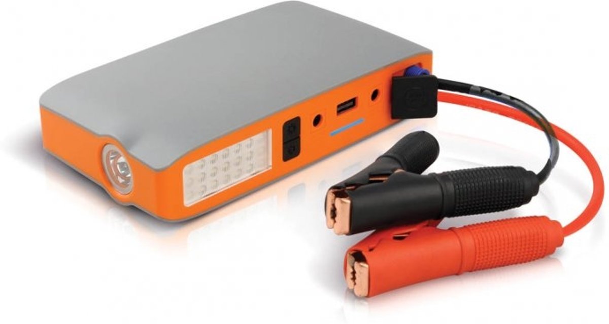 iconBIT FTB12000JS JUMP STARTER Lithium-Polymeer (LiPo) 12000mAh Grijs, Oranje powerbank