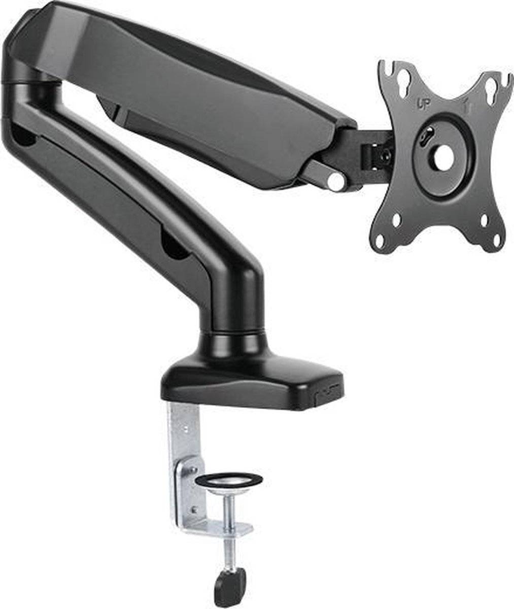 ICY BOX IB-MS303-T 1x Monitor desk mount 25,4 cm (10) - 68,6 cm (27) Height-adjustable, Tiltable, Swivelling