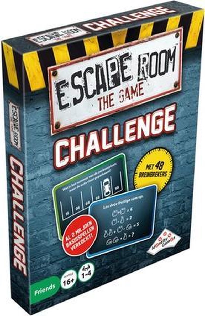 Escape Room - Challange - The Same - Pocket spel - Reisspel - Leeftijd 16+ - Identity Games