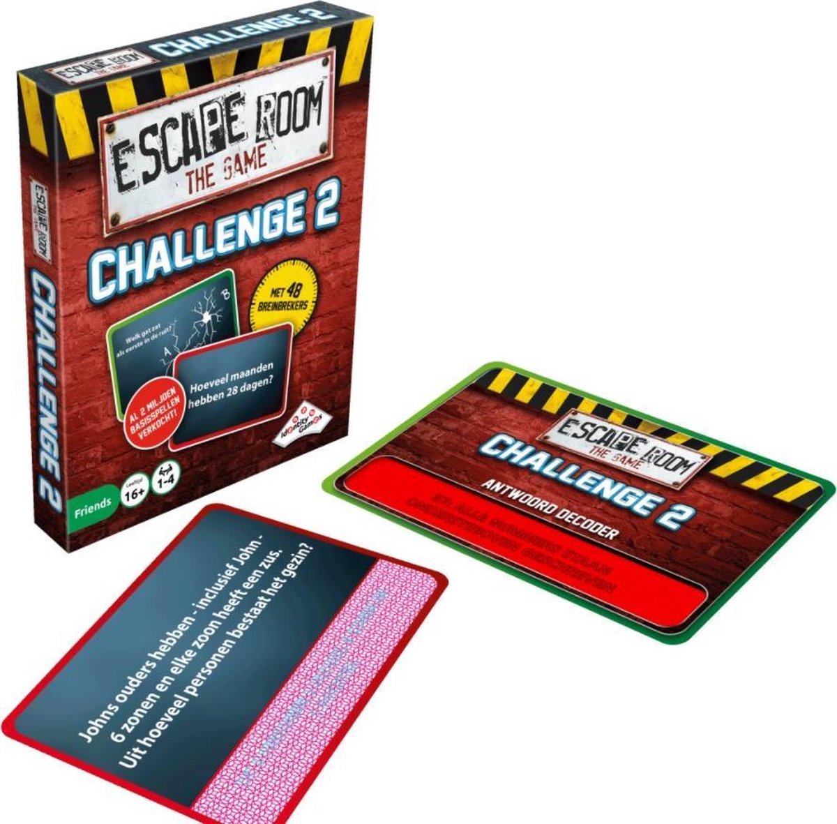 Escape Room - Challange 2 - The Same - Pocket spel - Reisspel - Leeftijd 16+ - Identity Games