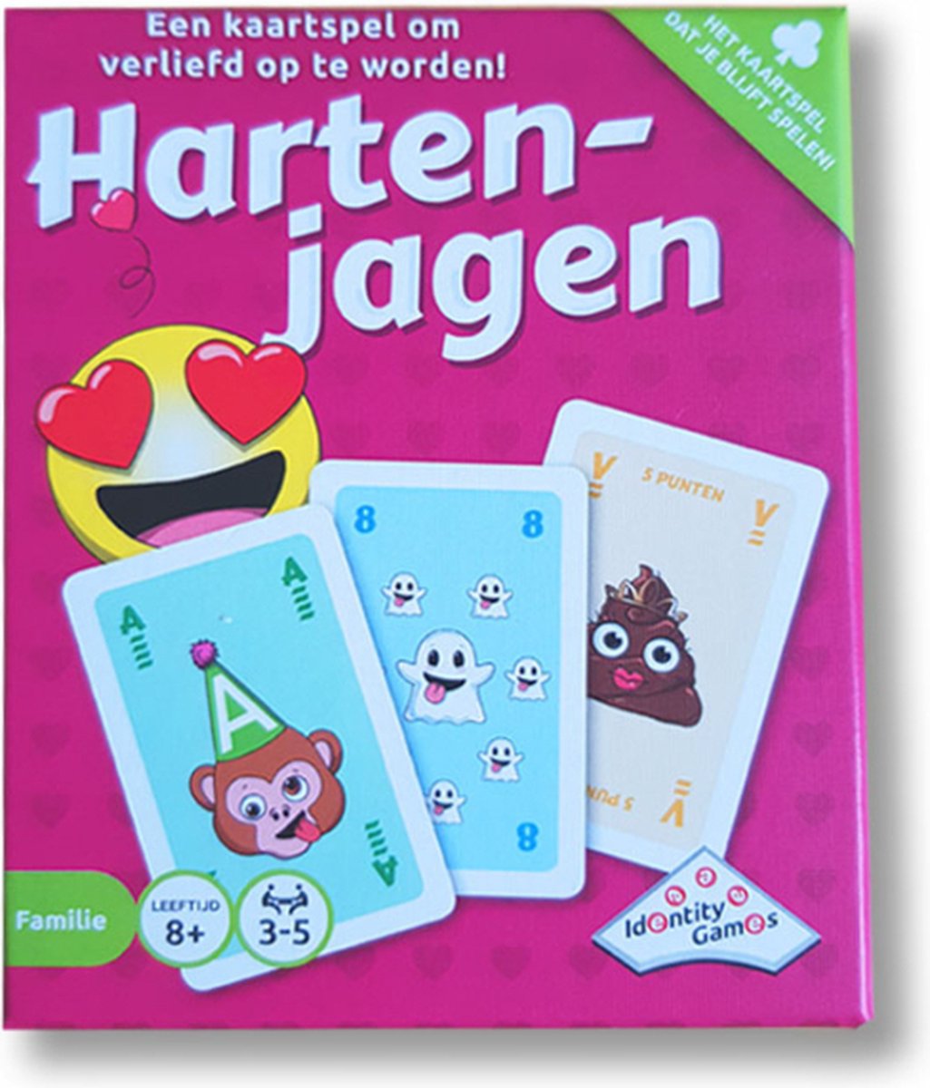 Identity Games - hartenjagen - kaartspel - kaarten - familiespel