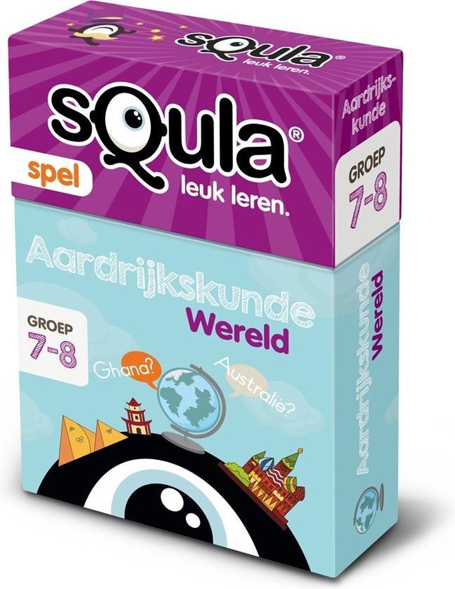 Identity Games Spel Squla Aardrijkskunde Kaartspel