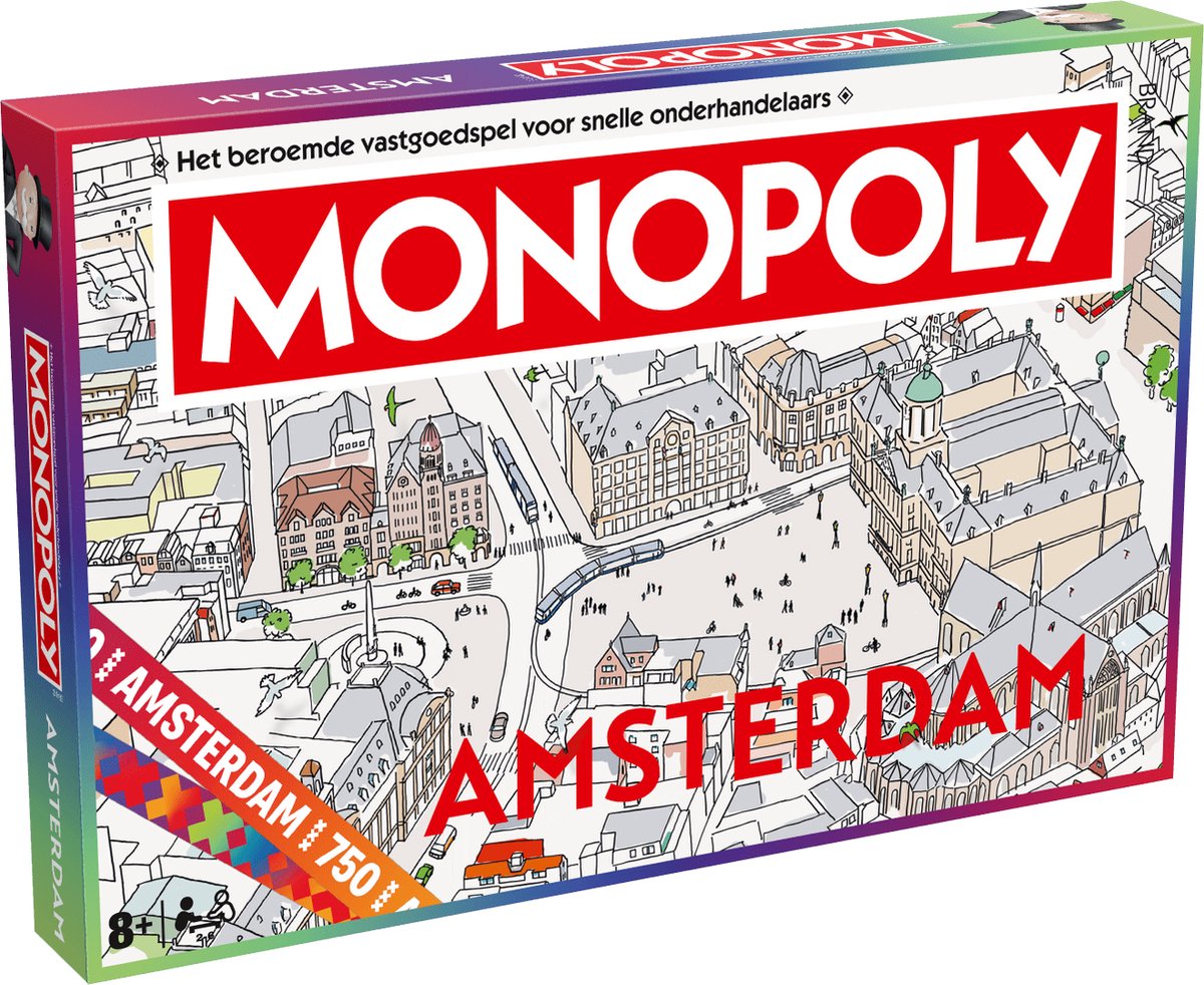 Monopoly Amsterdam 750 Jaar- Gelimiteerde editie - NL