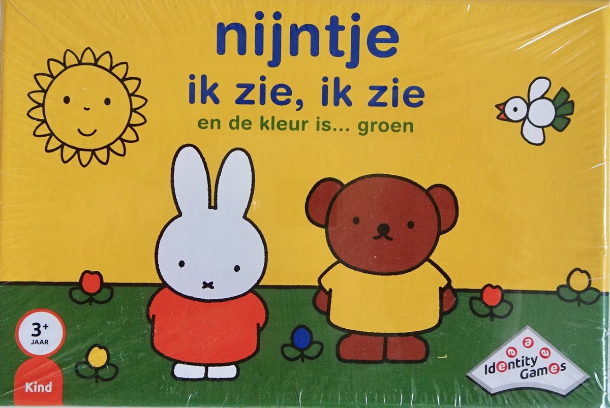 Nijntje ik zie, ik zie en de kleur is... groen