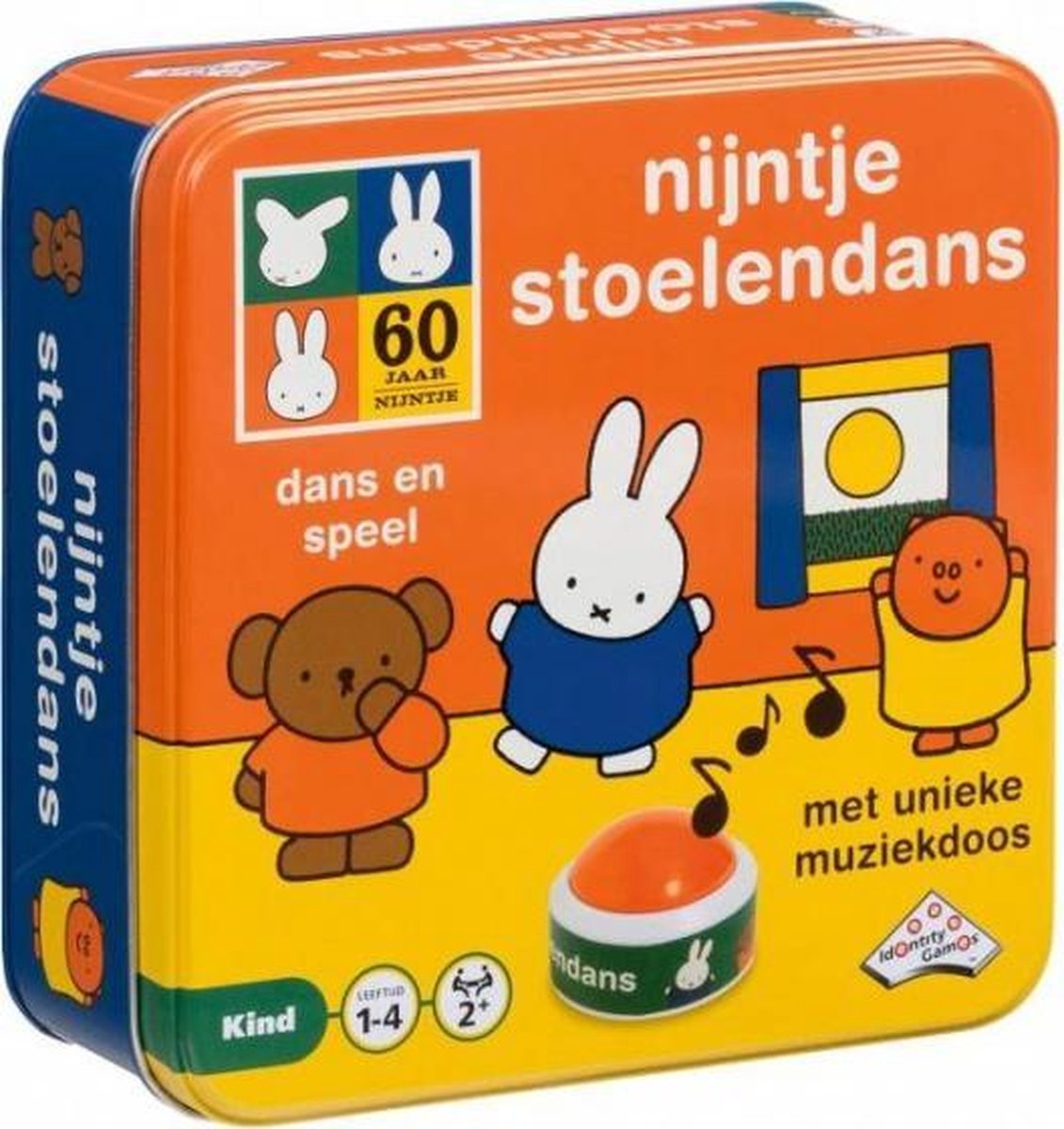 Nijntje stoelendans kinderspel