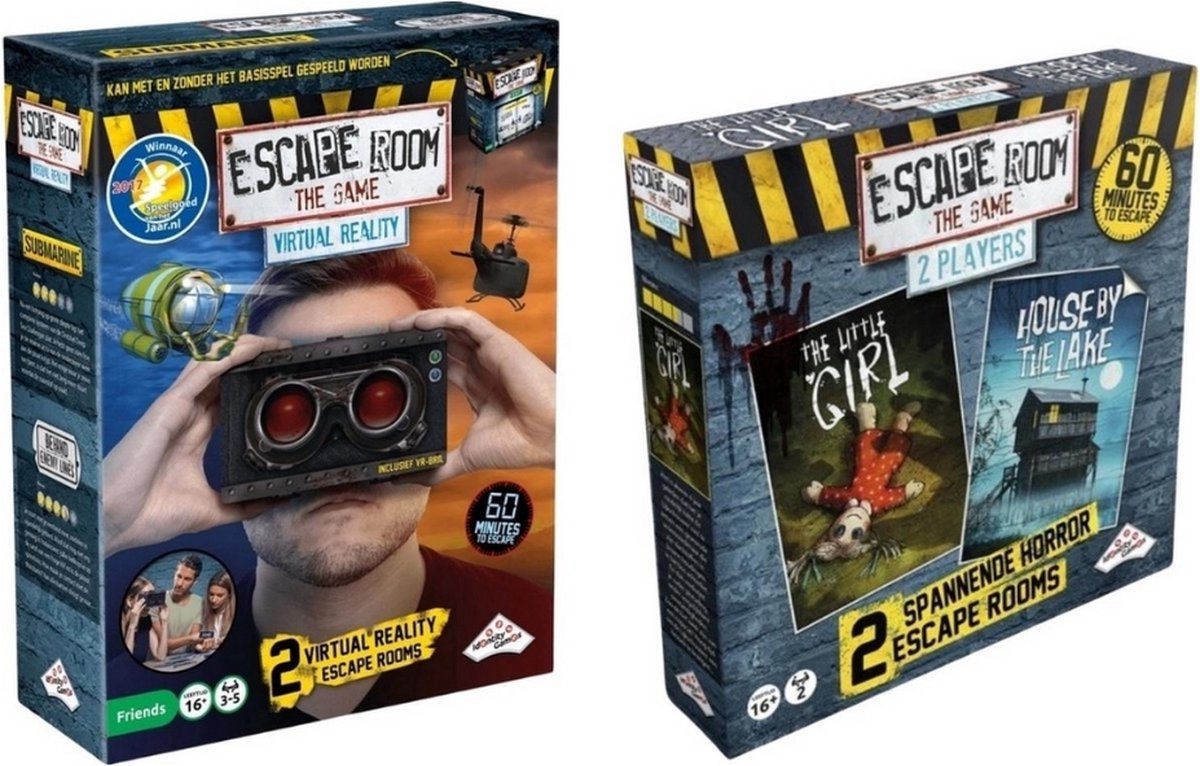 Spellenbundel - Escape Room - 2 Stuks - Virtual Reality & 2 Players Horror