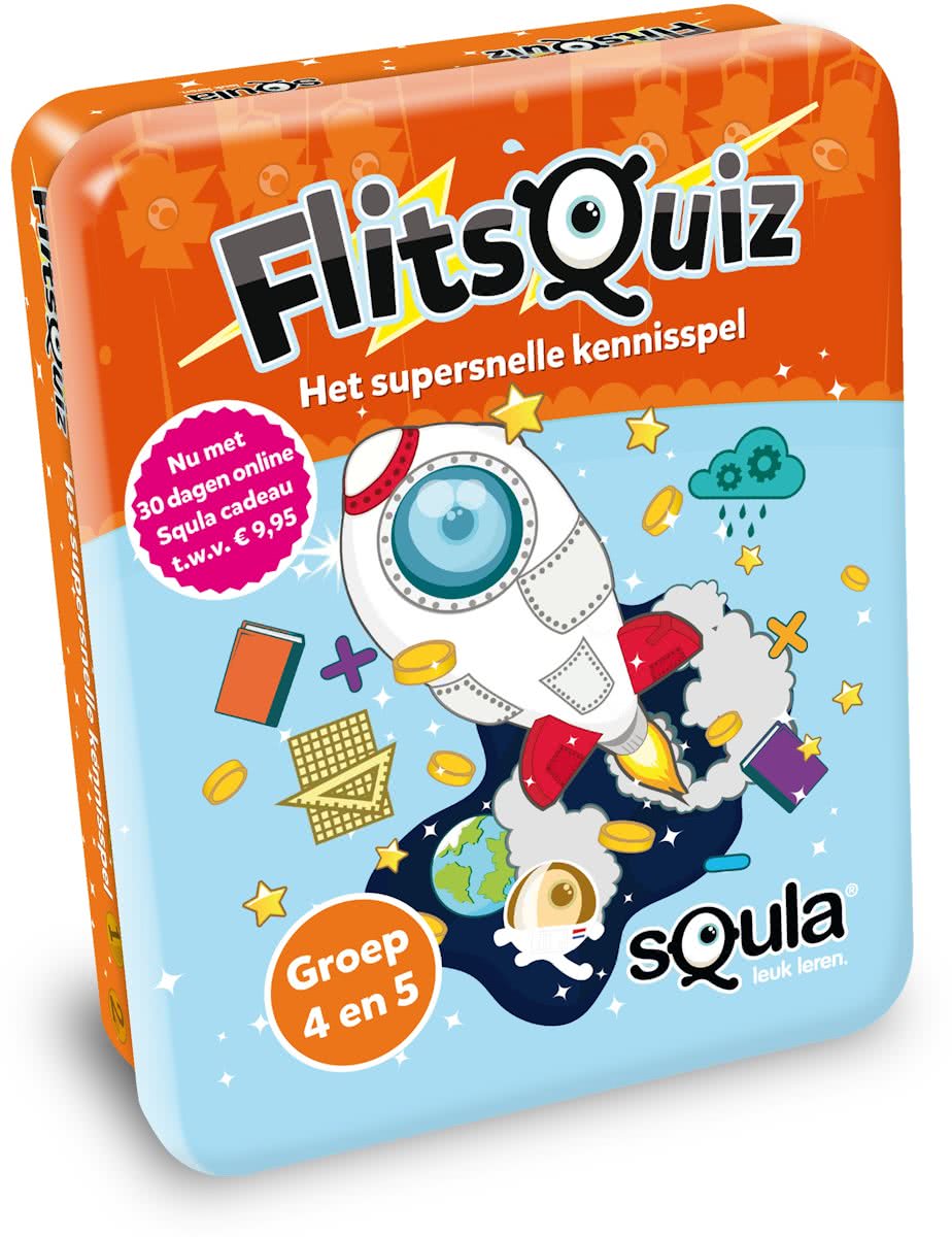 Squla flitsquiz groep 4 5 - Kaartspel