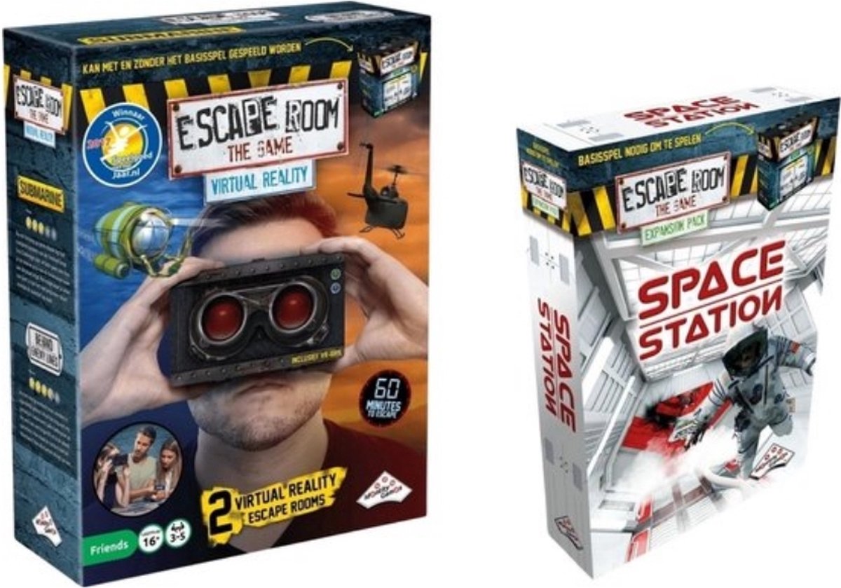 Uitbreidingsbundel - 2 Stuks - Escape Room - Virtual Reality VR & Space Station