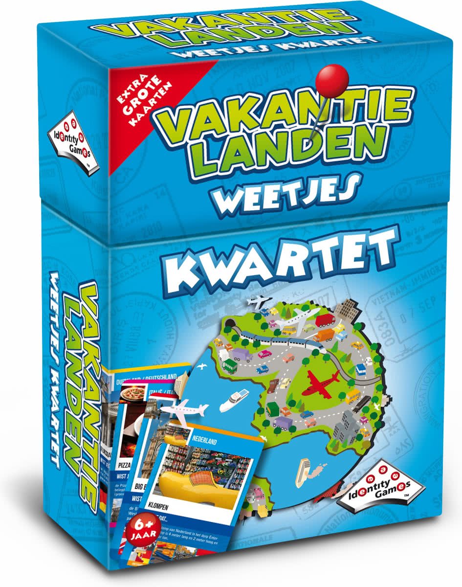 Vakantie Landen Weetjes Kwartet - Kaartspel